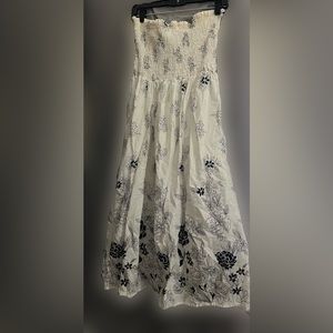 White Strapless Dress